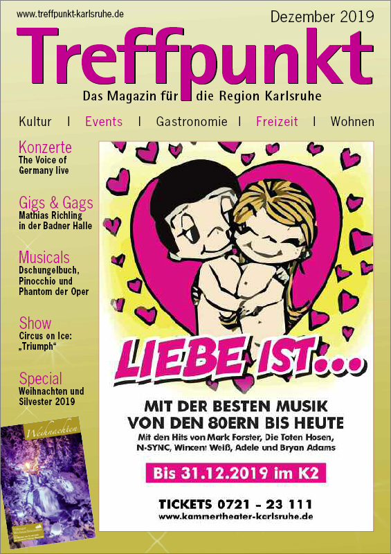 Treffpunkt Karlsruhe | Titelbild Dezember 2019