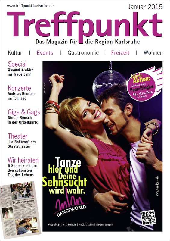 Treffpunkt Karlsruhe | Titelbild Januar 2015