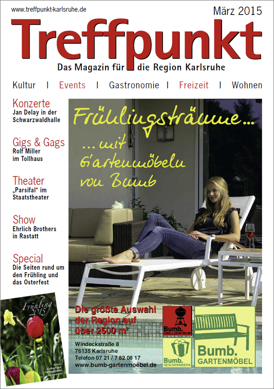 Treffpunkt Karlsruhe | Titelbild März 2015