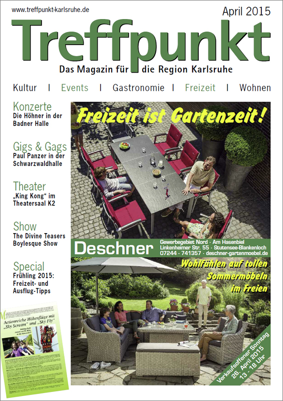Treffpunkt Karlsruhe | Titelbild April 2015