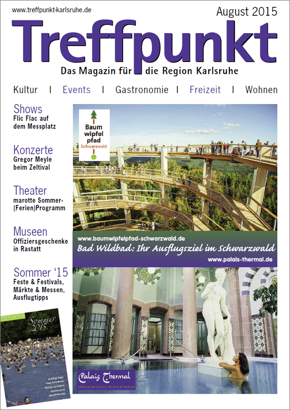 Treffpunkt Karlsruhe | Titelbild August 2015