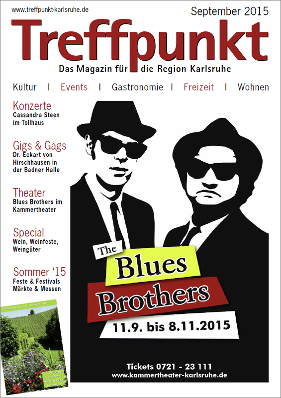 Treffpunkt Karlsruhe | Titelbild September 2015