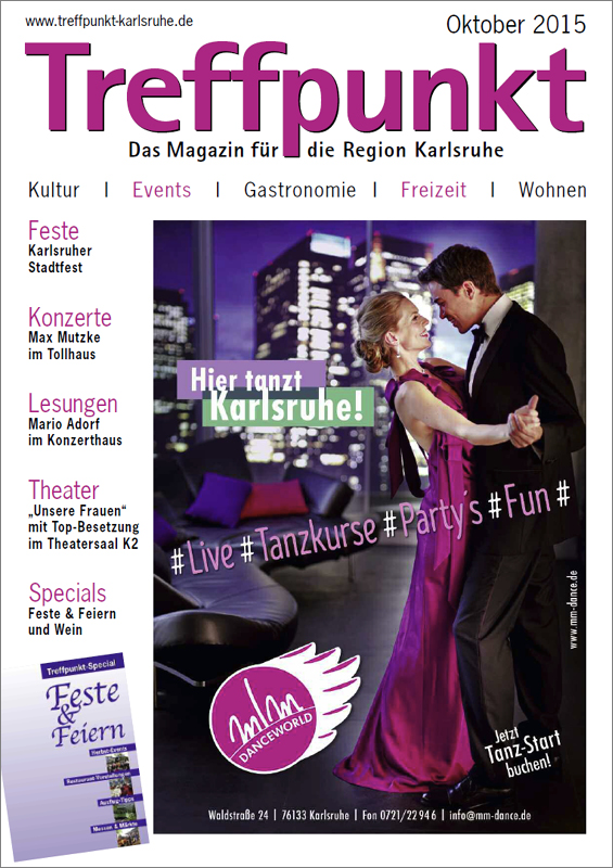Treffpunkt Karlsruhe | Titelbild Oktober 2015