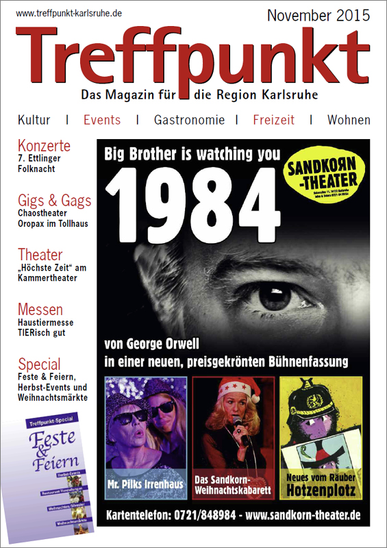 Treffpunkt Karlsruhe | Titelbild November 2015