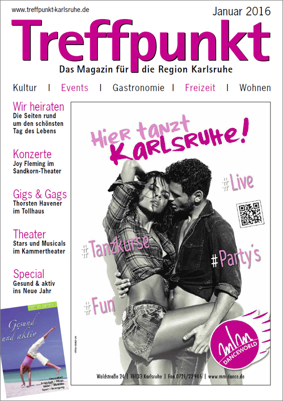 Treffpunkt Karlsruhe | Titelbild Januar 2016