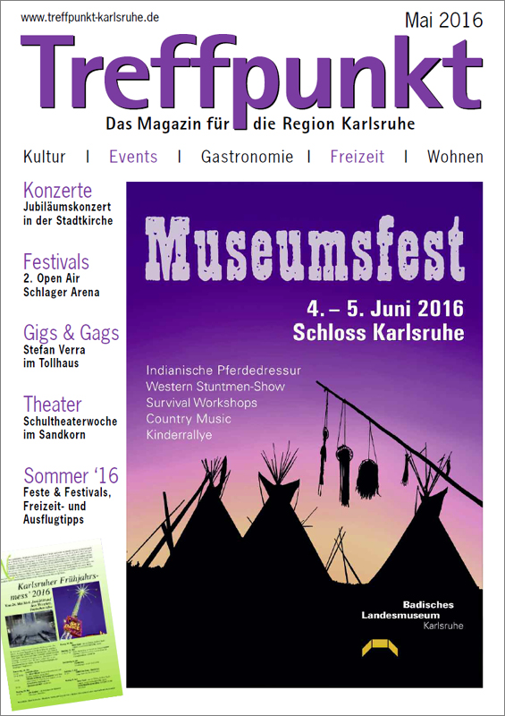 Treffpunkt Karlsruhe | Titelbild Mai 2016
