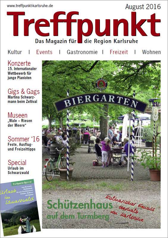 Treffpunkt Karlsruhe | Titelbild August 2016