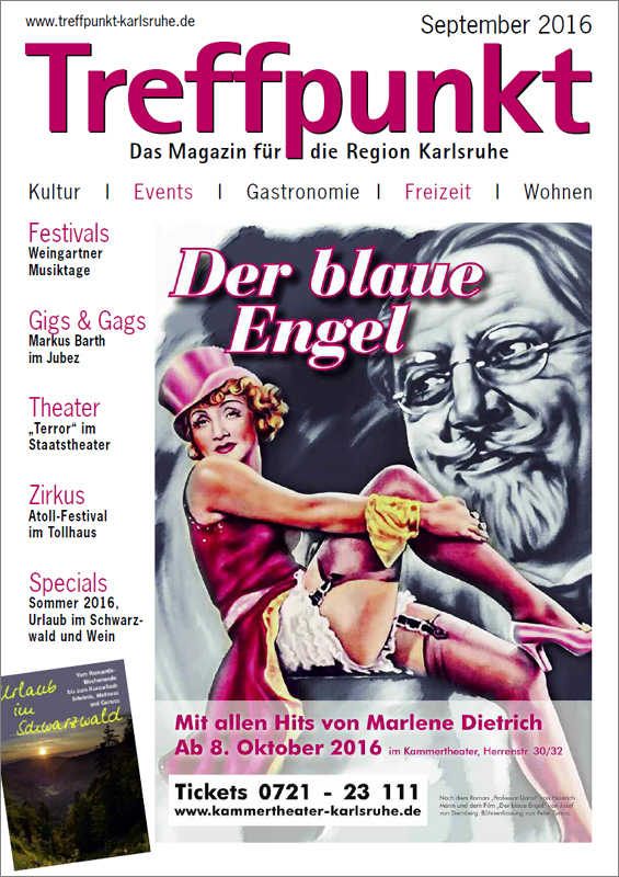 Treffpunkt Karlsruhe | Titelbild September 2016