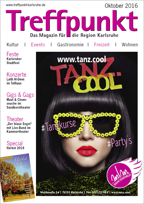 Treffpunkt Karlsruhe | Titelbild Oktober 2016