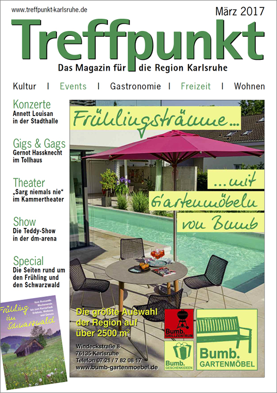 Treffpunkt Karlsruhe | Titelbild März 2017