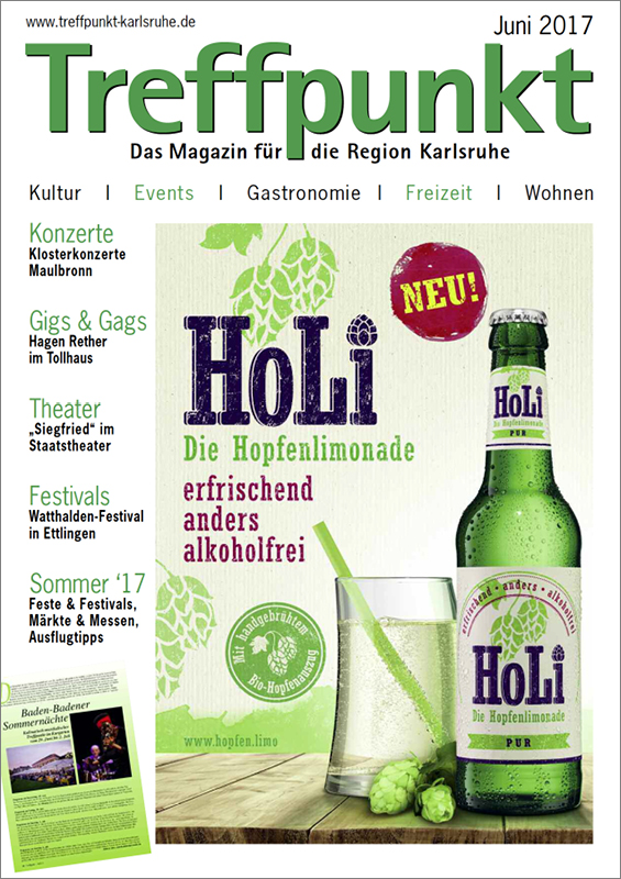 Treffpunkt Karlsruhe | Titelbild Juni 2017