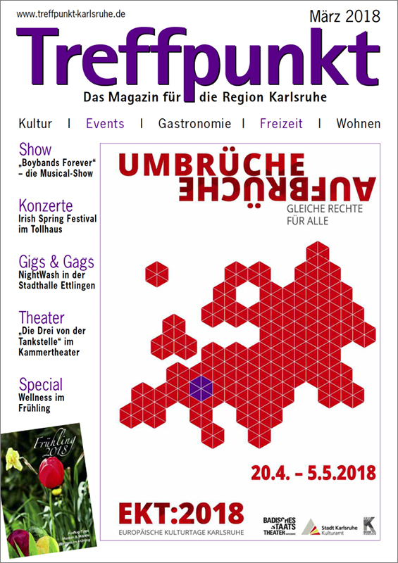 Treffpunkt Karlsruhe | Titelbild März 2018