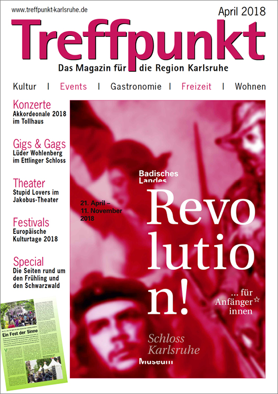 Treffpunkt Karlsruhe | Titelbild April 2018