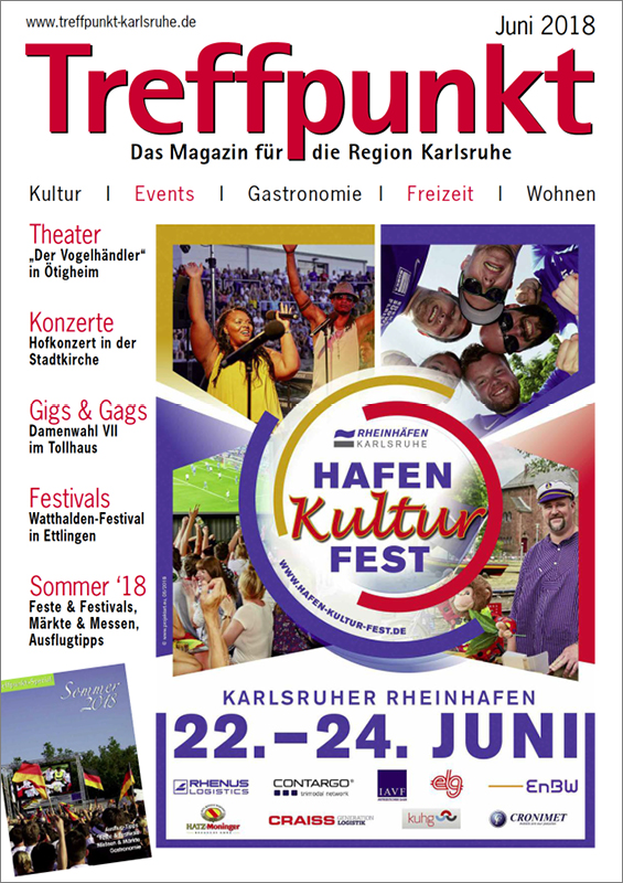 Treffpunkt Karlsruhe | Titelbild Juni 2018
