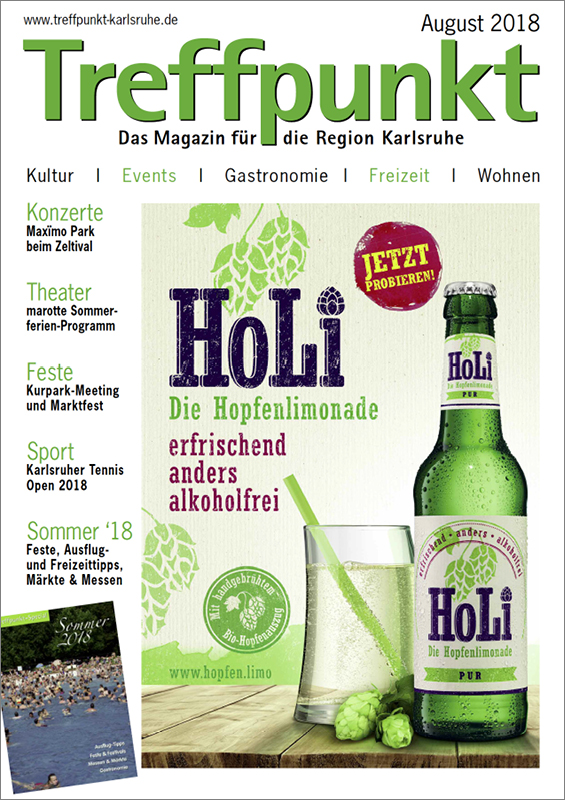 Treffpunkt Karlsruhe | Titelbild August 2018