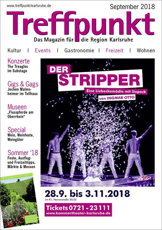 Treffpunkt Karlsruhe | Titelbild September 2018