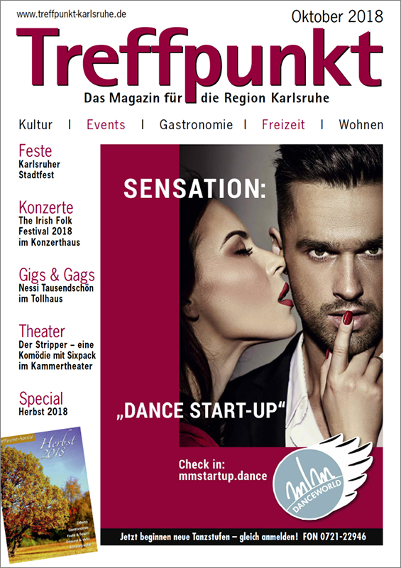 Treffpunkt Karlsruhe | Titelbild Oktober 2018