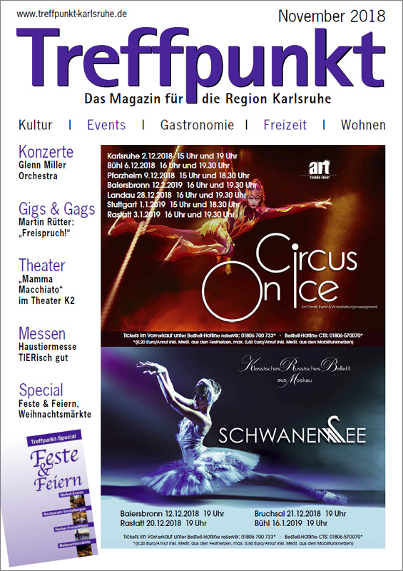 Treffpunkt Karlsruhe | Titelbild November 2018