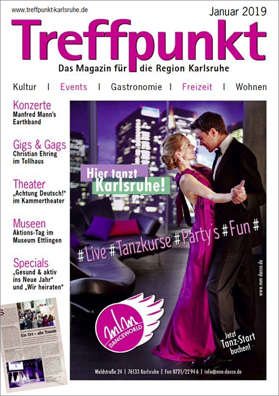 Treffpunkt Karlsruhe | Titelbild Januar 2019