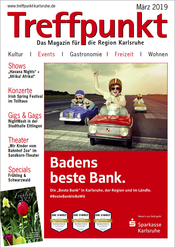 Treffpunkt Karlsruhe | Titelbild März 2019