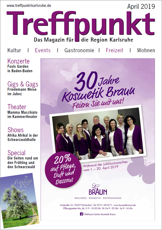 Treffpunkt Karlsruhe | Titelbild April 2019