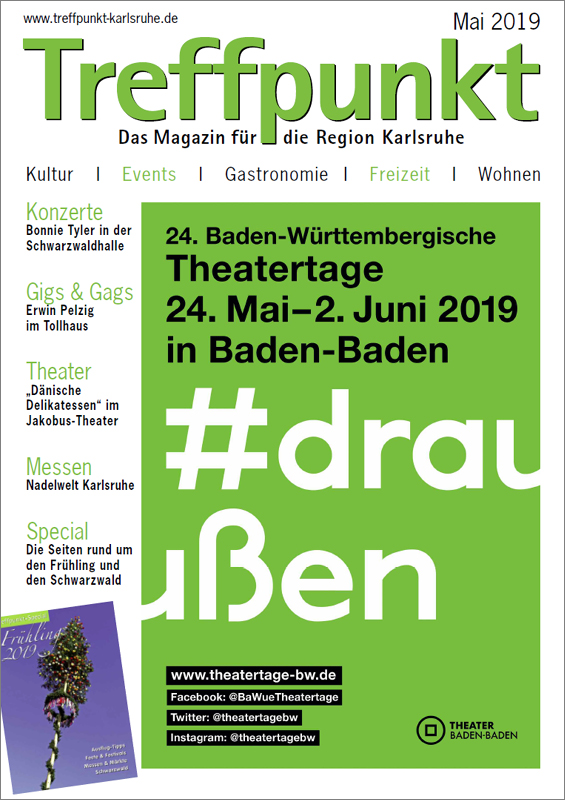 Treffpunkt Karlsruhe | Titelbild Mai 2019