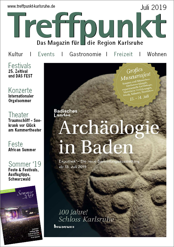 Treffpunkt Karlsruhe | Titelbild Juli 2019