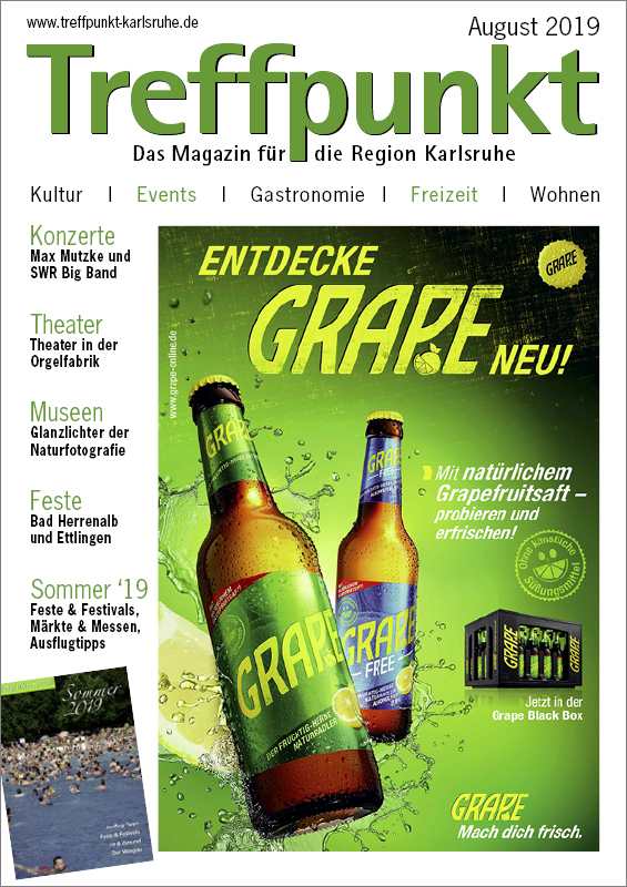 Treffpunkt Karlsruhe | Titelbild August 2019