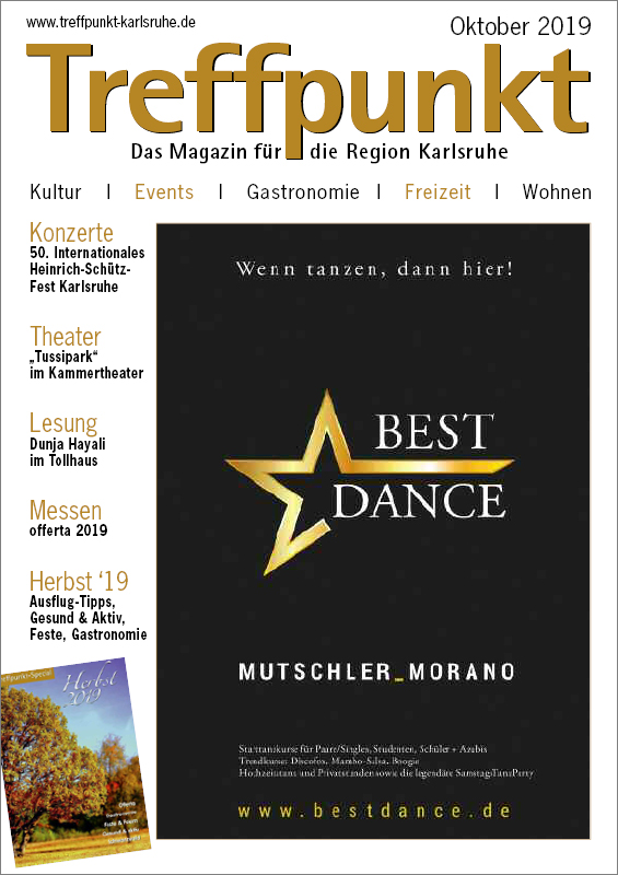 Treffpunkt Karlsruhe | Titelbild Oktober 2019