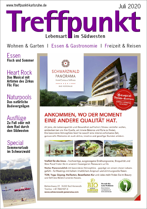 Treffpunkt Karlsruhe | Titelbild Juli 2020