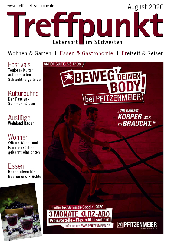 Treffpunkt Karlsruhe | Titelbild August 2020
