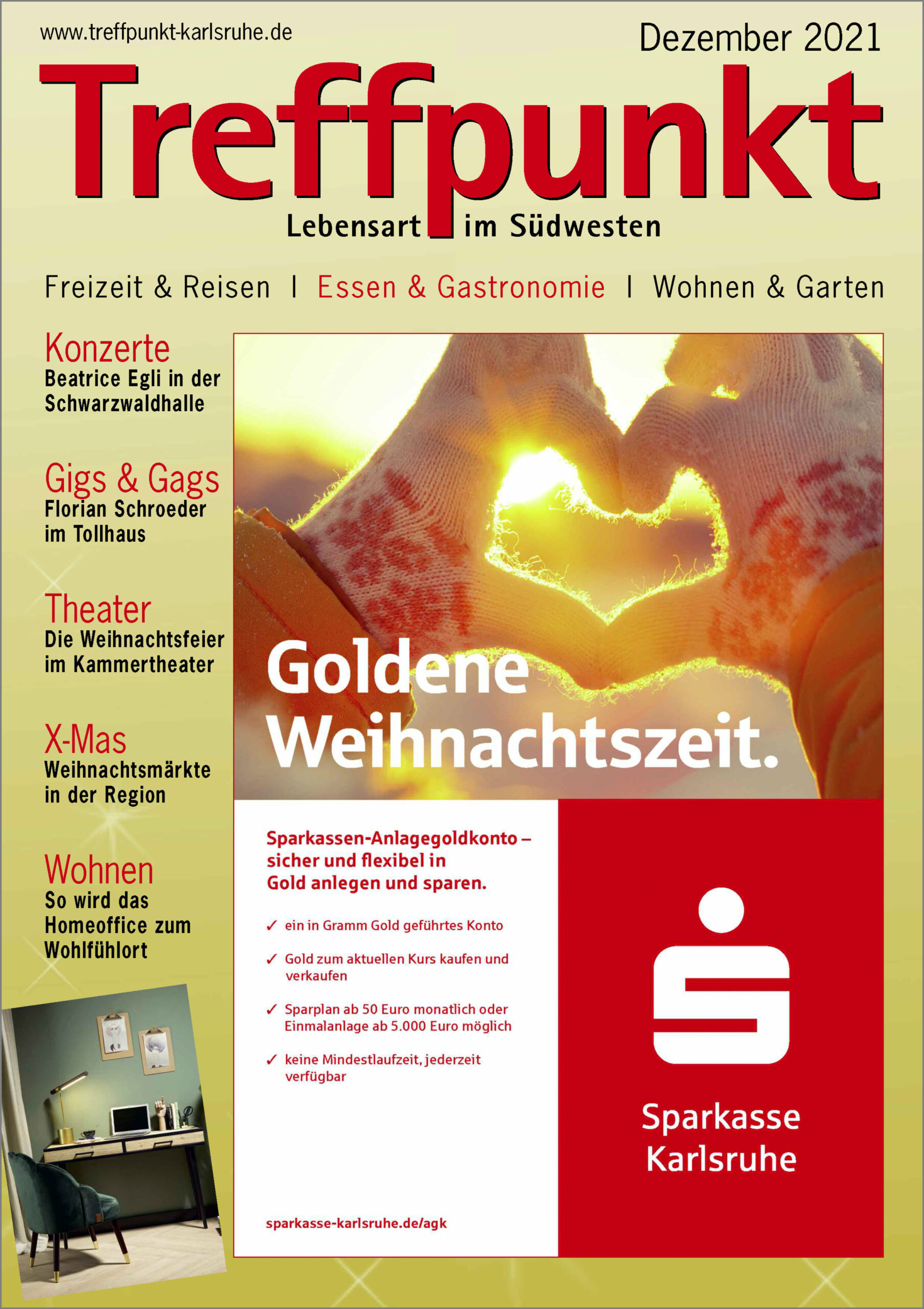 Treffpunkt Karlsruhe | Titelbild Dezember 2021