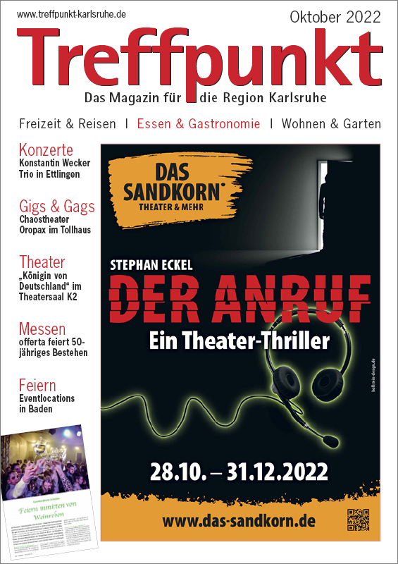 Treffpunkt Karlsruhe | Titelbild Oktober 2022