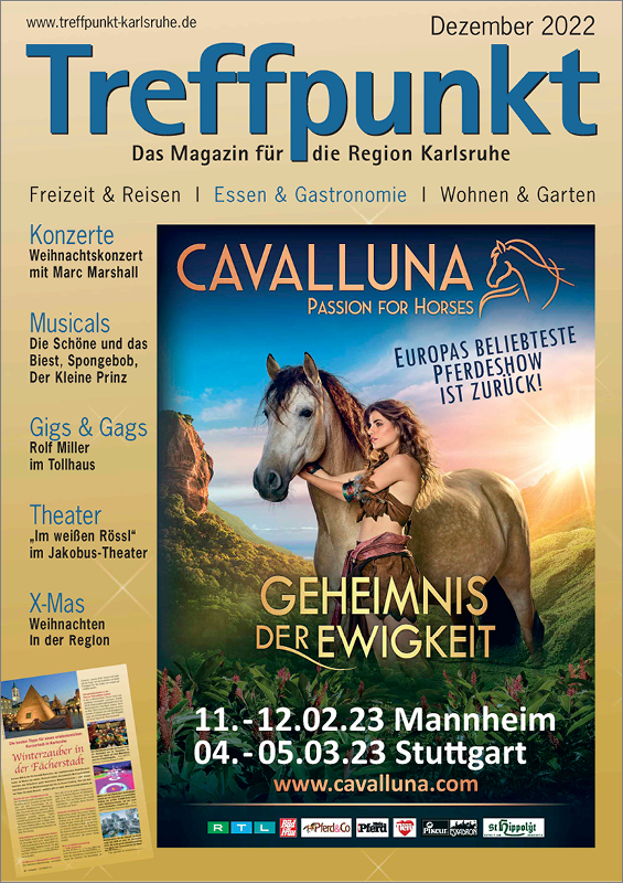 Treffpunkt Karlsruhe | Titelbild Dezember 2022
