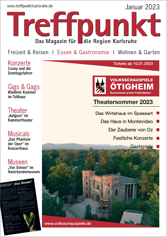 Treffpunkt Karlsruhe | Titelbild Januar 2023