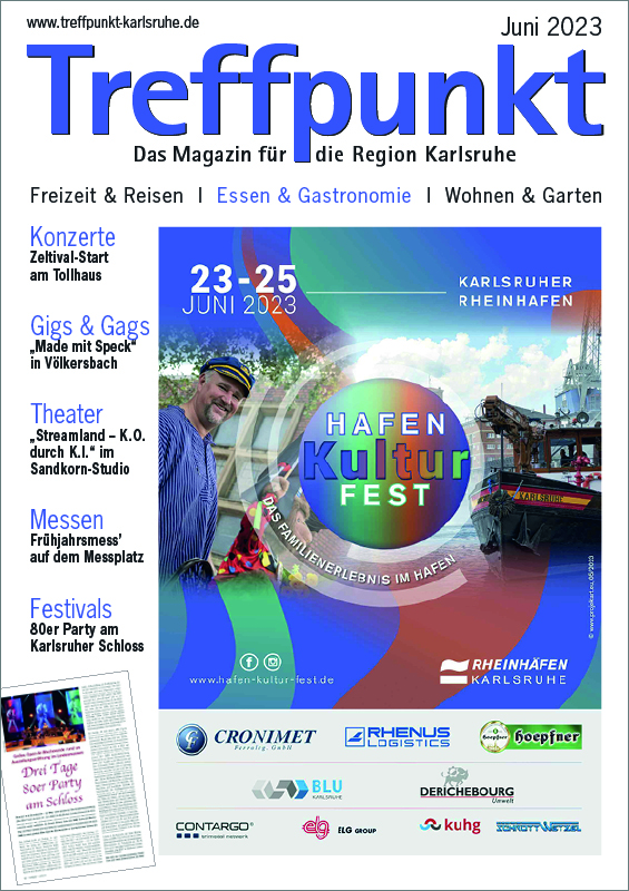 Treffpunkt Karlsruhe | Titelbild Juni 2023