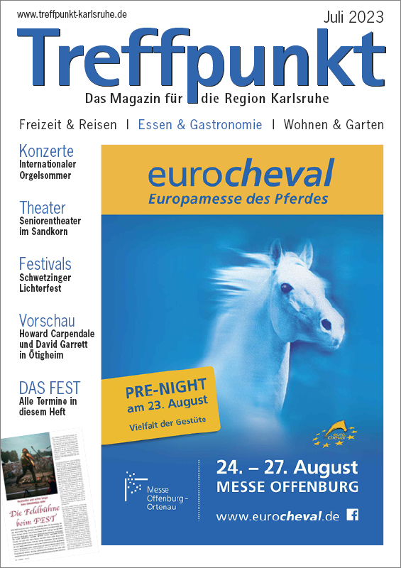 Treffpunkt Karlsruhe | Titelbild Juli 2023