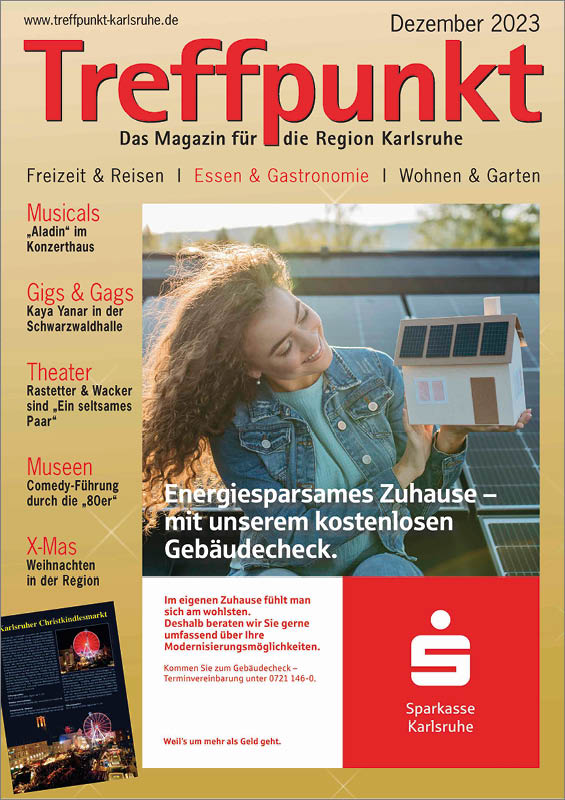 Treffpunkt Karlsruhe | Titelbild Dezember 2023