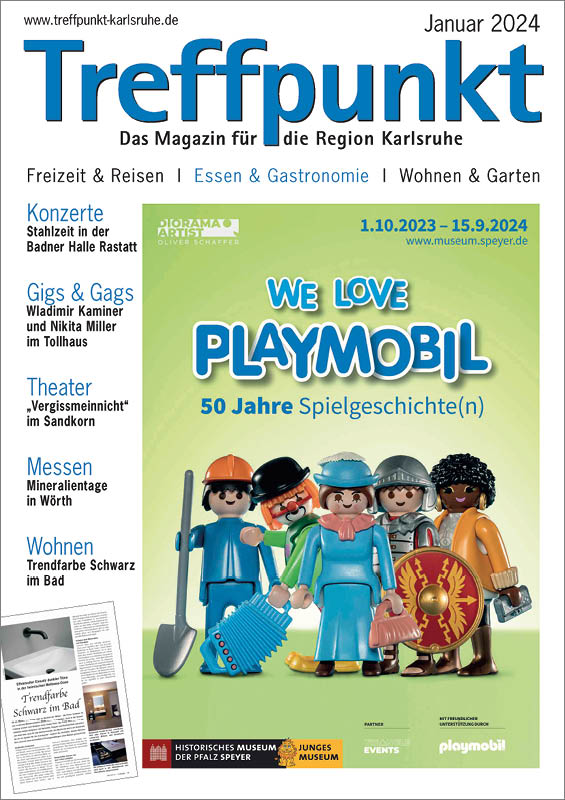 Treffpunkt Karlsruhe | Titelbild Januar 2024