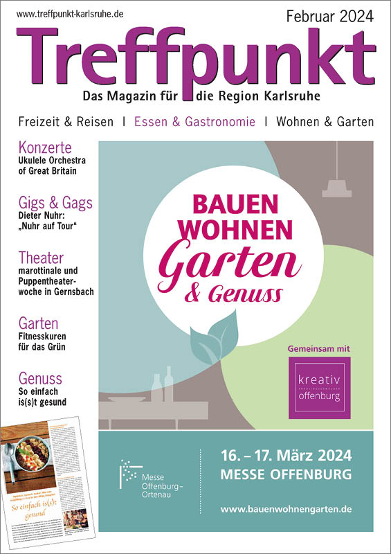 Treffpunkt Karlsruhe | Titelbild Februar 2024
