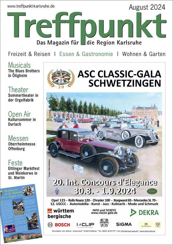 Treffpunkt Karlsruhe | Titelbild August 2024