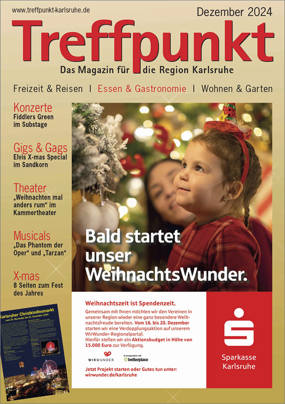 Treffpunkt Karlsruhe | Titelbild Dezember 2024