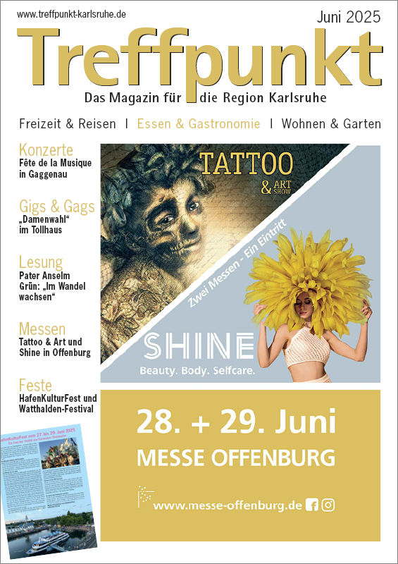 Treffpunkt Karlsruhe | Titelbild Juni 2025