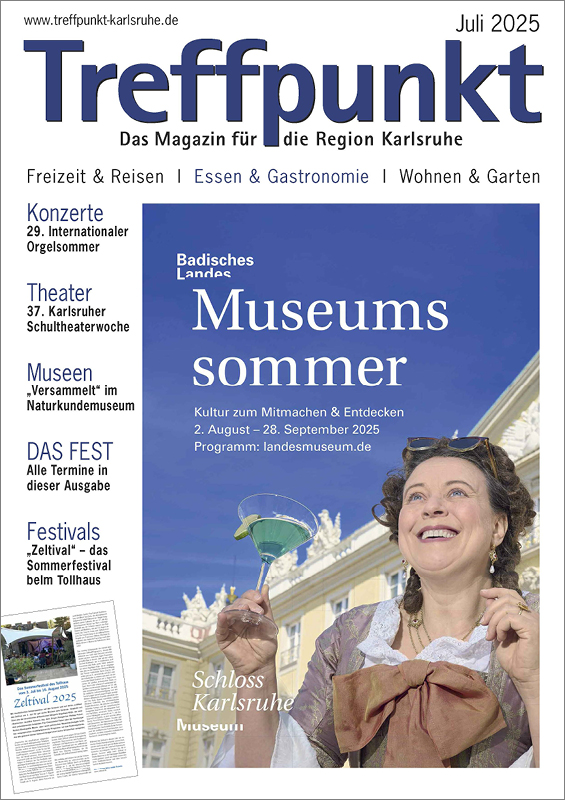 Treffpunkt Karlsruhe | Titelbild Juli 2025
