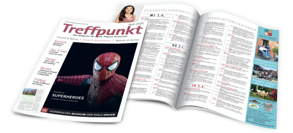 Die April-Ausgabe 2026 vom Treffpunkt Karlsruhe