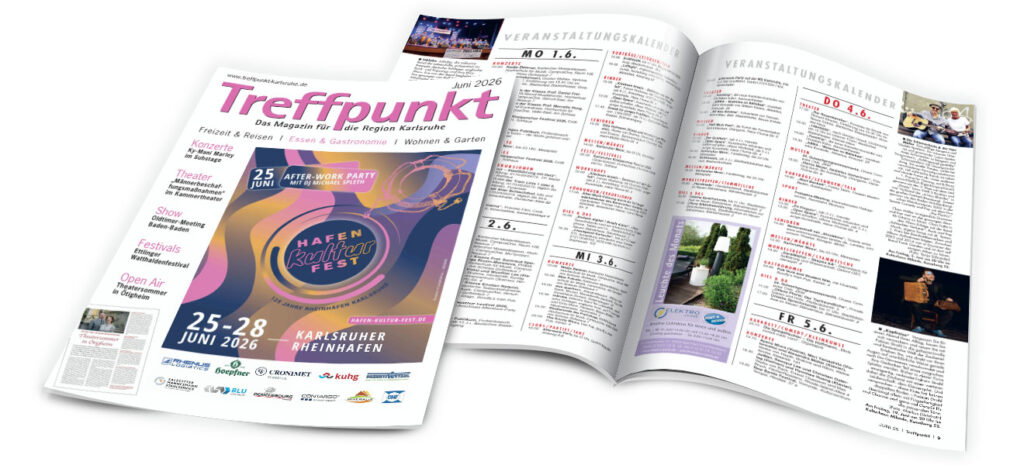 Die Juni-Ausgabe 2026 vom Treffpunkt Karlsruhe
