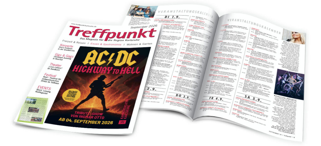 Die September-Ausgabe 2026 vom Treffpunkt Karlsruhe